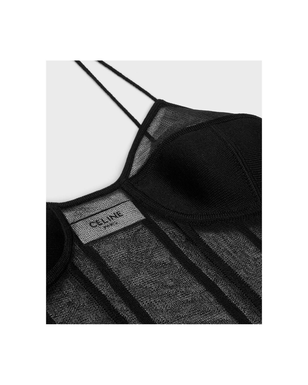 Céline Black Corset Top