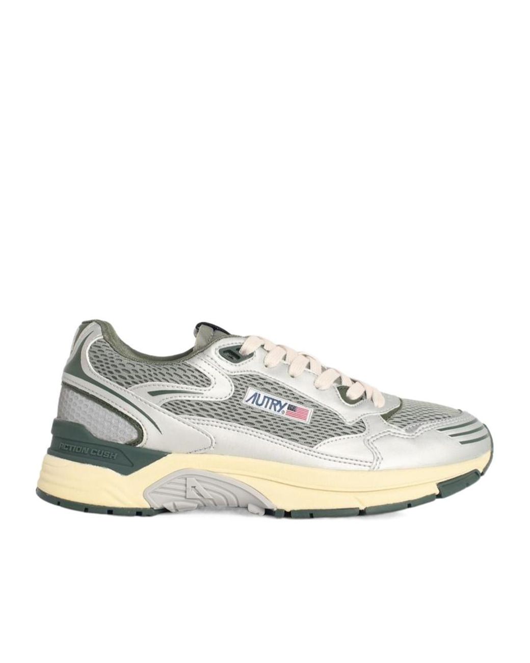 Autry White 'Hyperway Low' And Mesh Sneakers for men