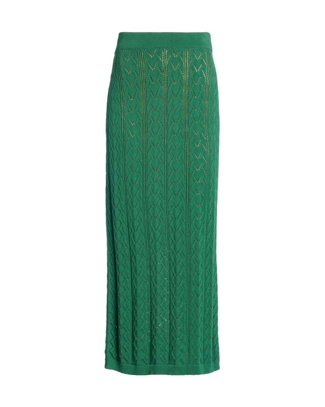 Weekend by Maxmara Green Lightweight Comfortable Straight Knit Dress