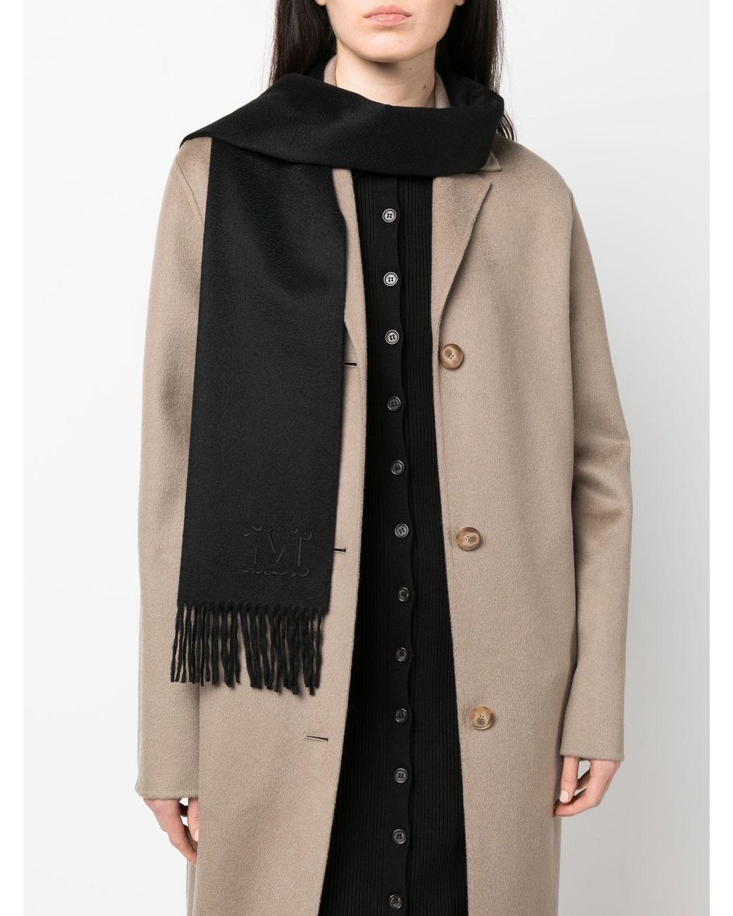 Max Mara Blue Cashmere Shawl