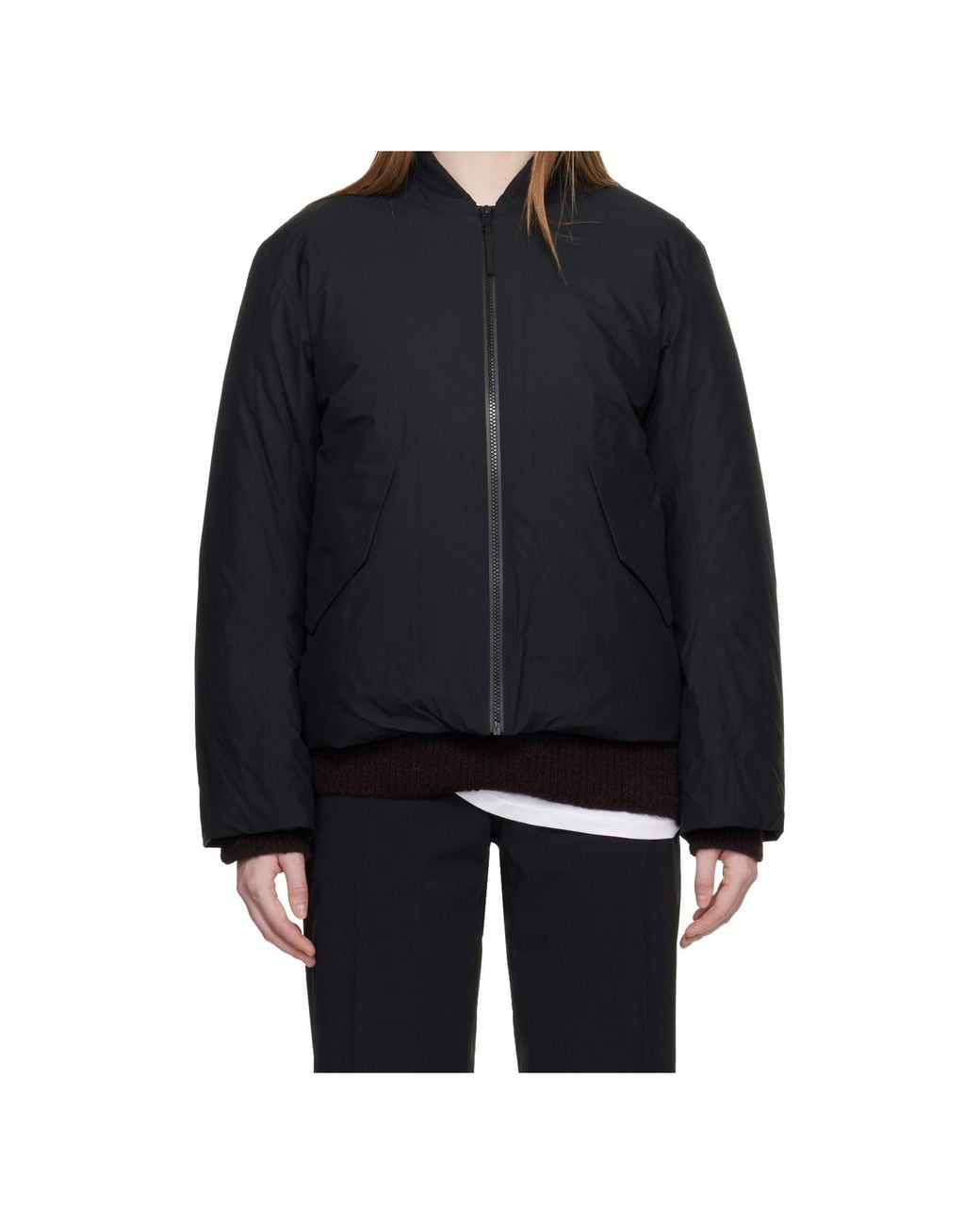 Veilance Black Decca Down Bomber