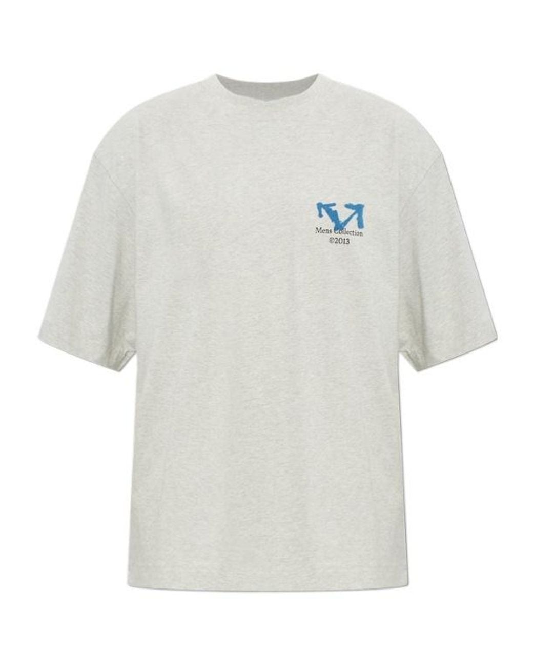 Off-White c/o Virgil Abloh White Half Arrow Crew-Neck T-Shirt for men