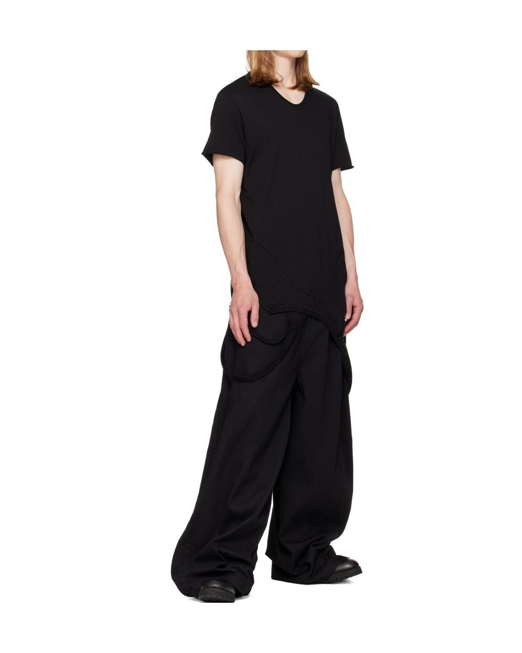 Julius Black Loots Half Sleeve T-Shirt for men
