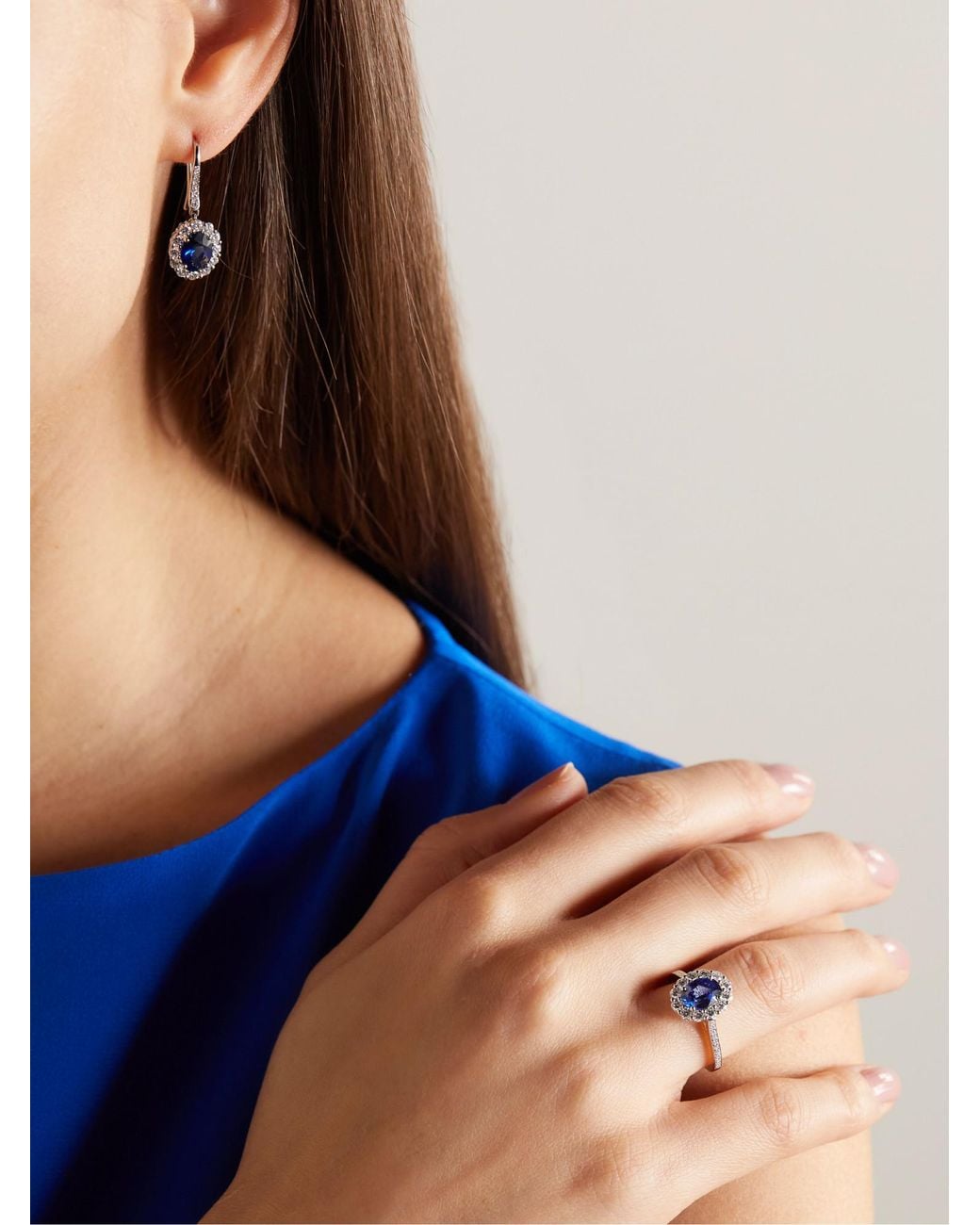 Garrard Blue Diamond Ring