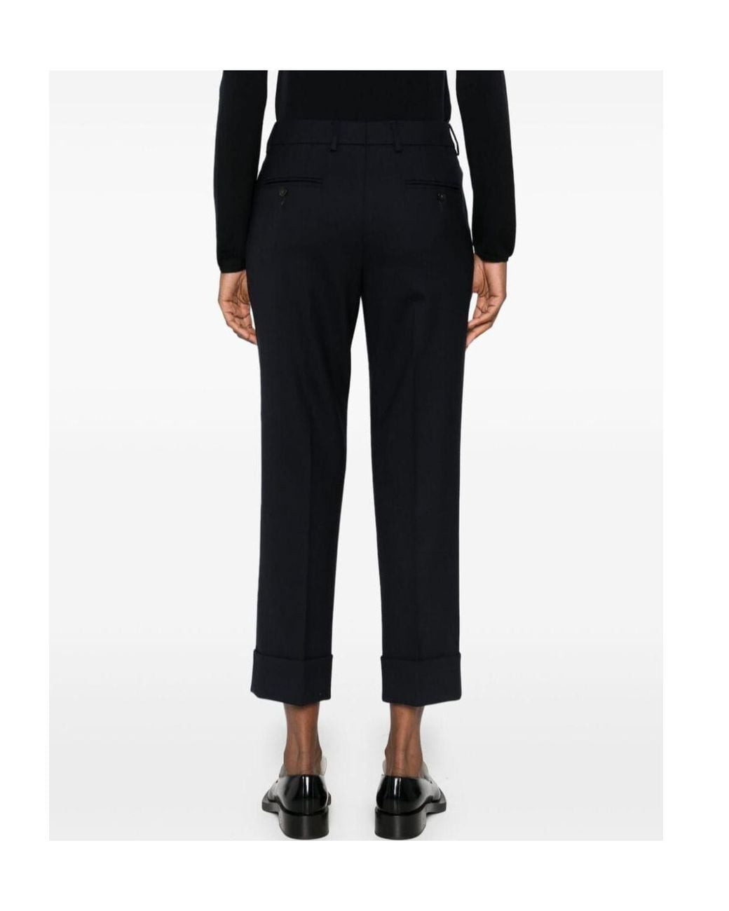 Incotex Blue Cropped Trousers