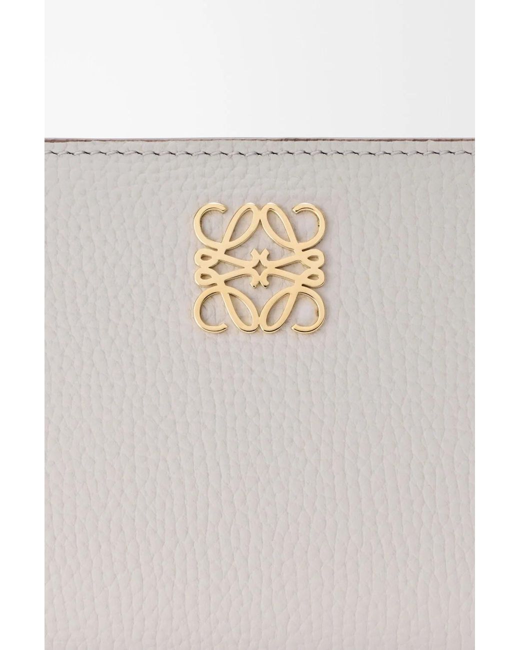 Loewe White Snap-On Wallet