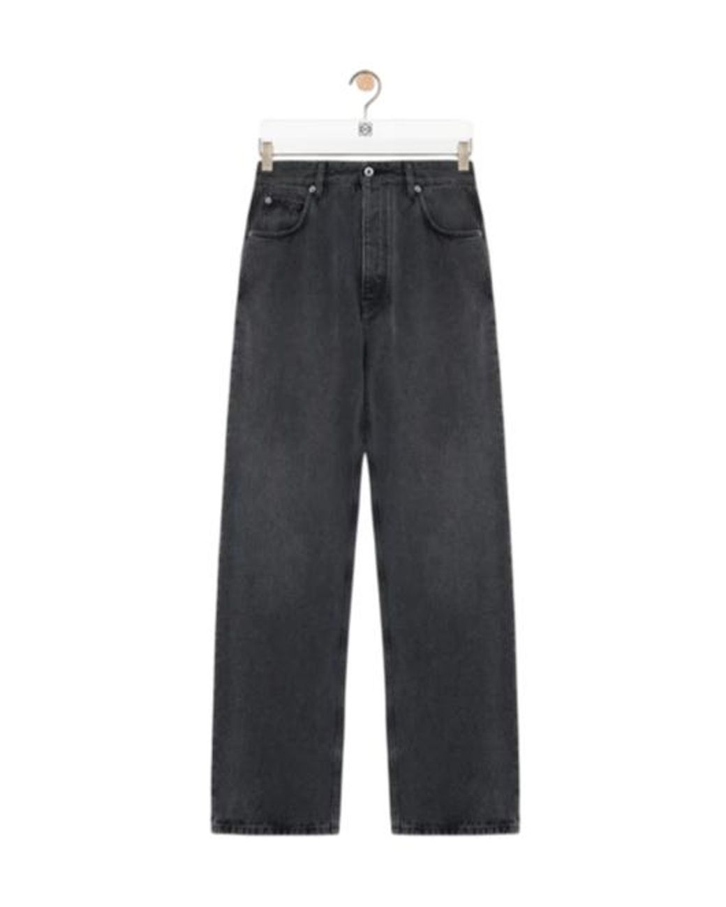 Loewe Gray Straight-Leg Jeans for men