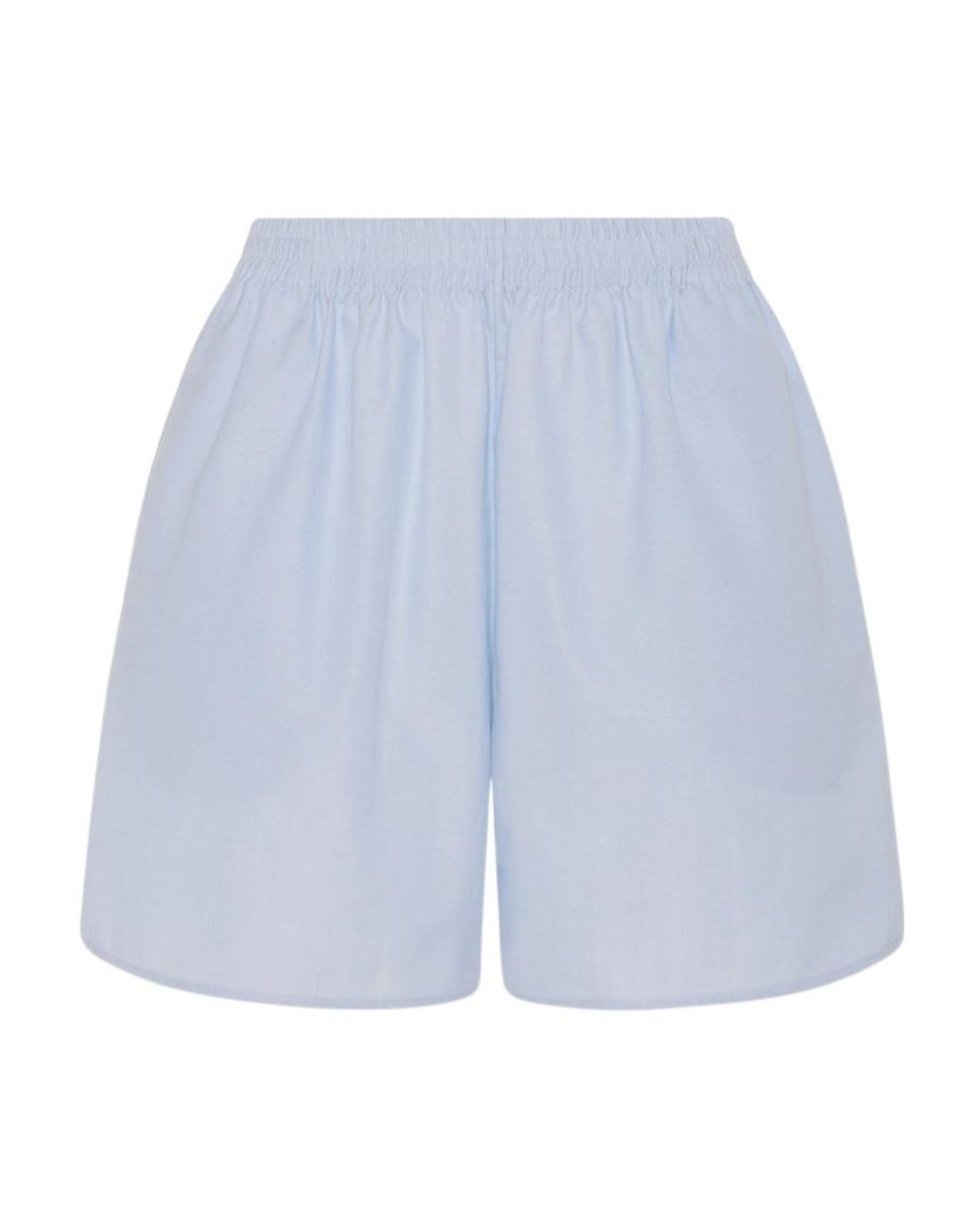 The Row Blue Loose Waist Shorts