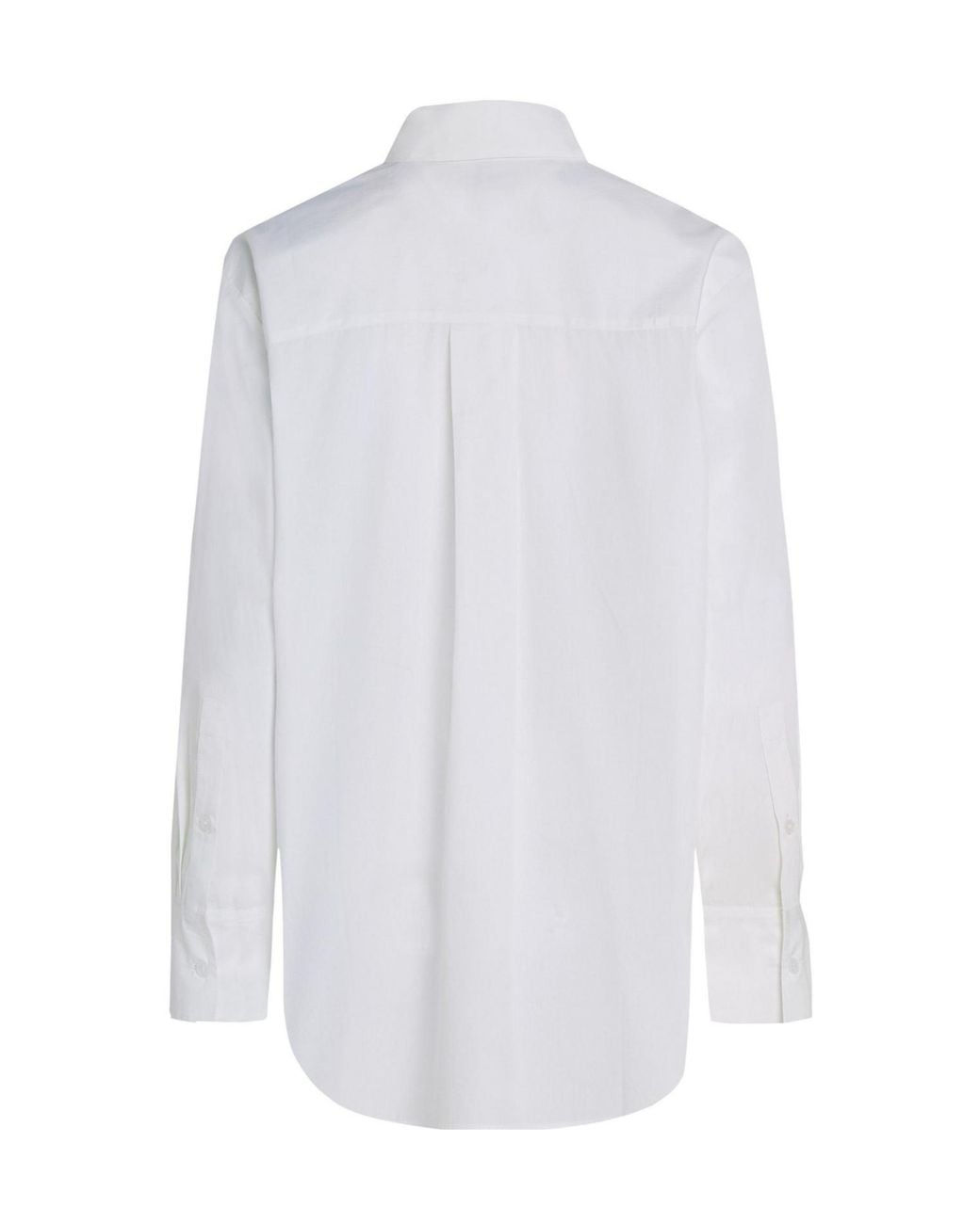 Tommy Hilfiger White Pointcollar Longsleeve Shirt