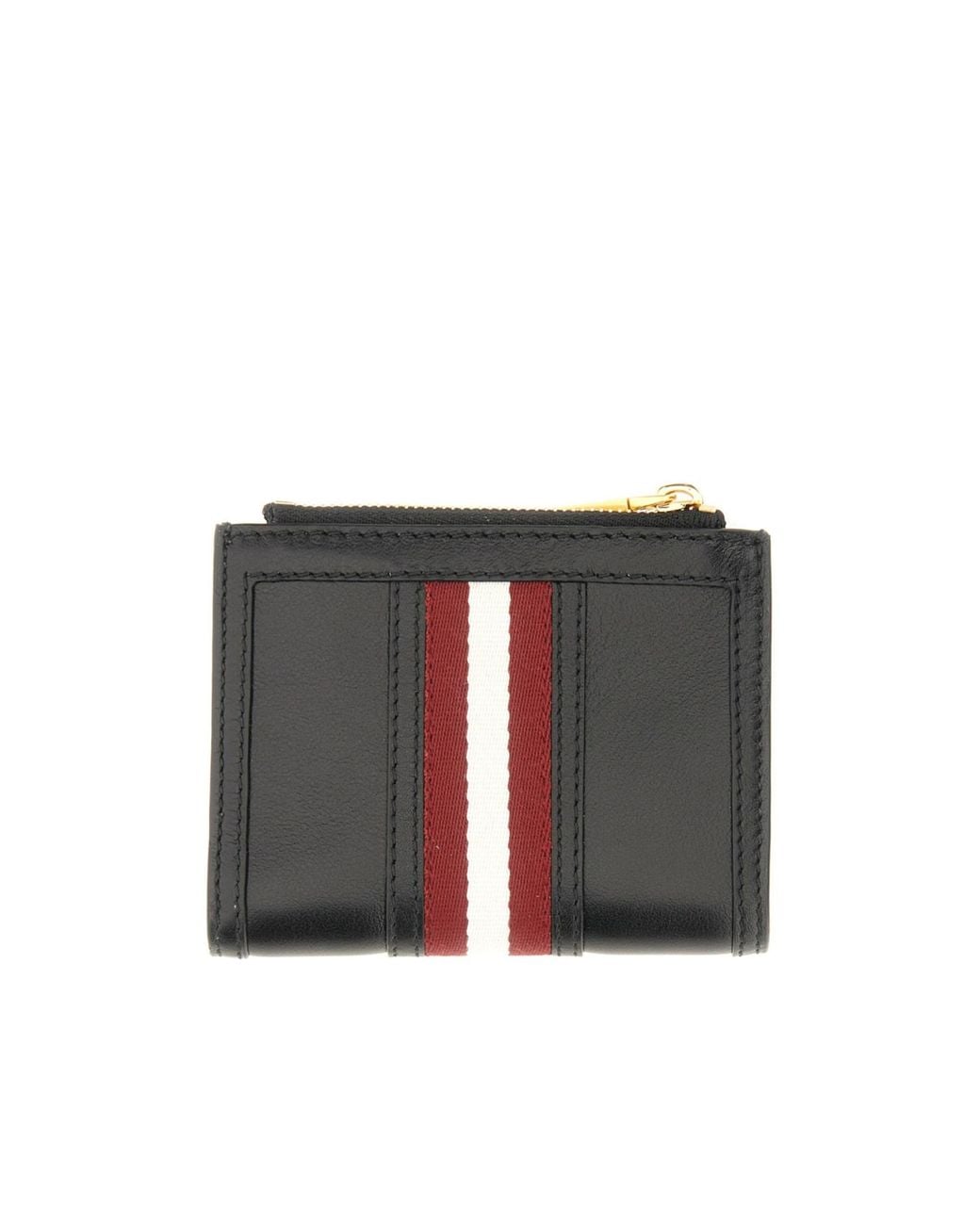 Bally Black Code Bi-Fold Wallet