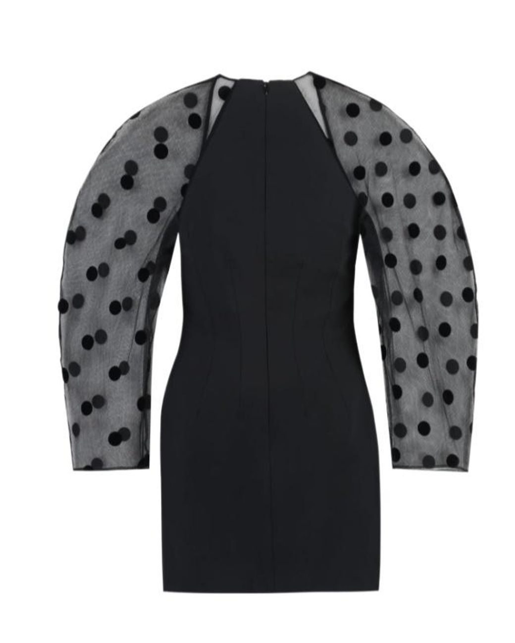 Nina Ricci Black Balloon Sleeve Dress