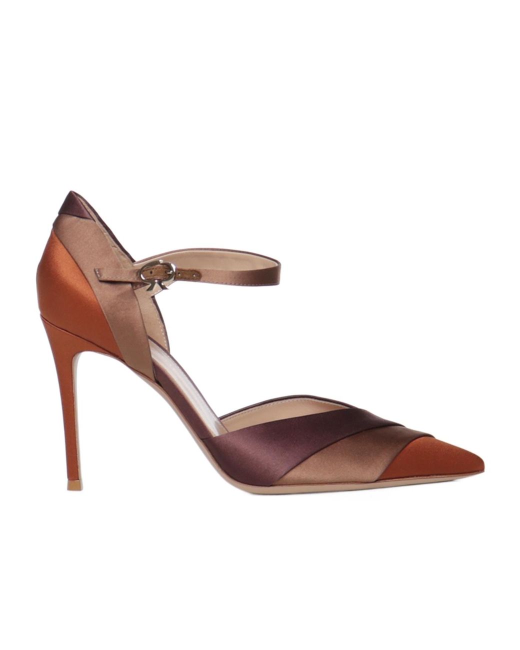 Gianvito Rossi Brown Pointed-Toe High Heels