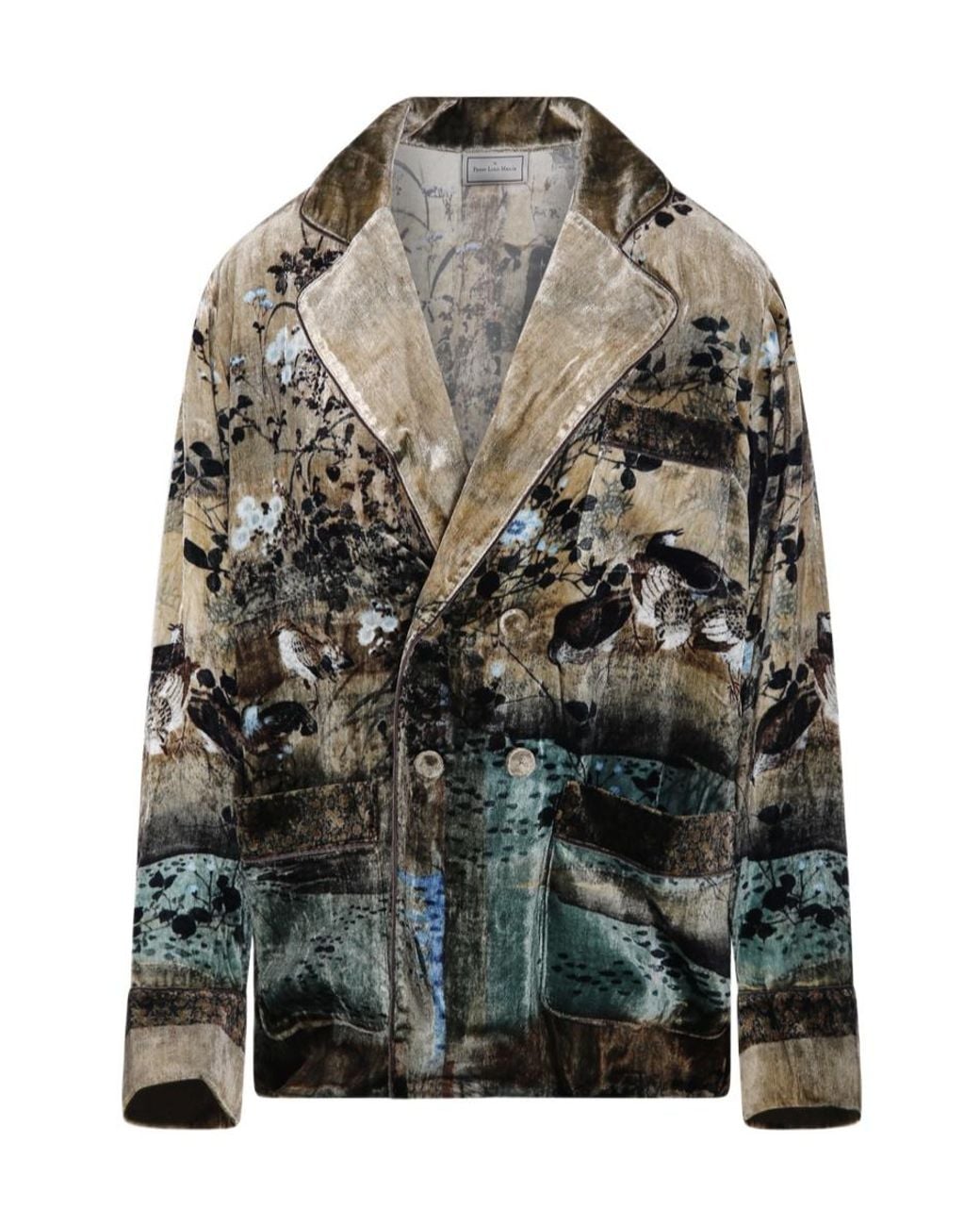 Pierre Louis Mascia Multicolor Kanpur Printed Jackets