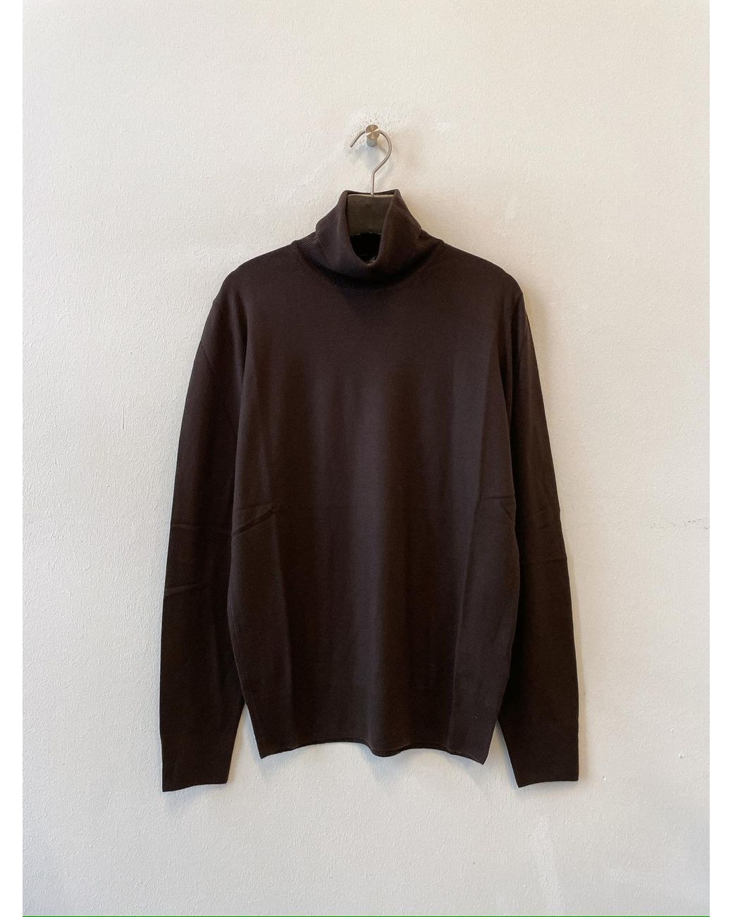 Loro Piana Brown Turtleneck Knitted Jumper for men