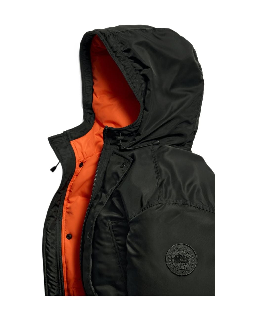 Canada Goose Black Windrow Hooded Jacket for men