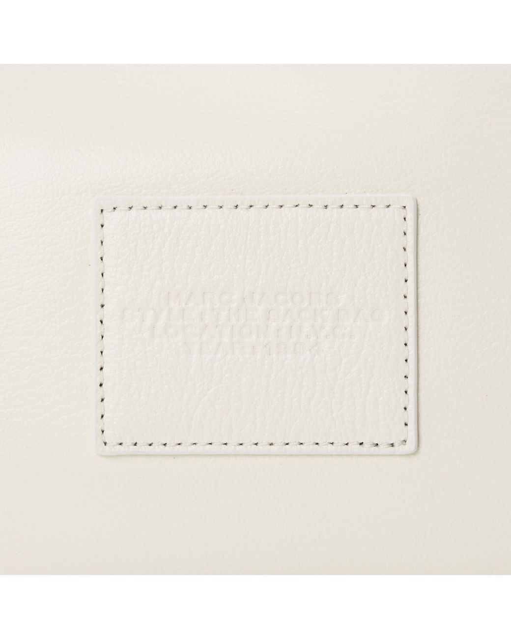 Marc Jacobs White Chain-Strap Leather Tote Bag
