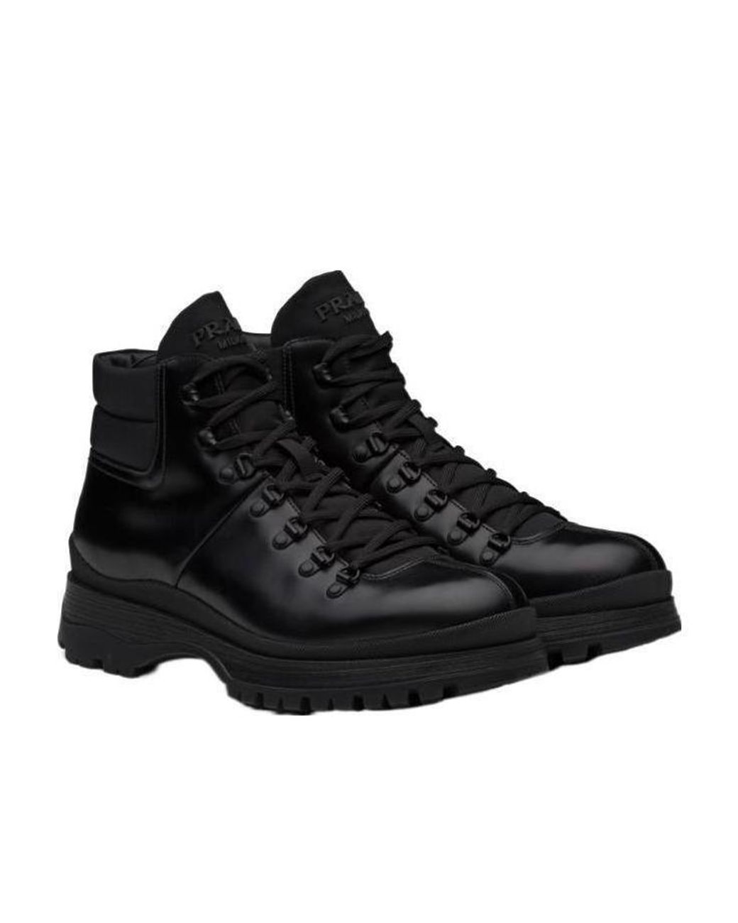 Prada Black Brixxen Booties for men