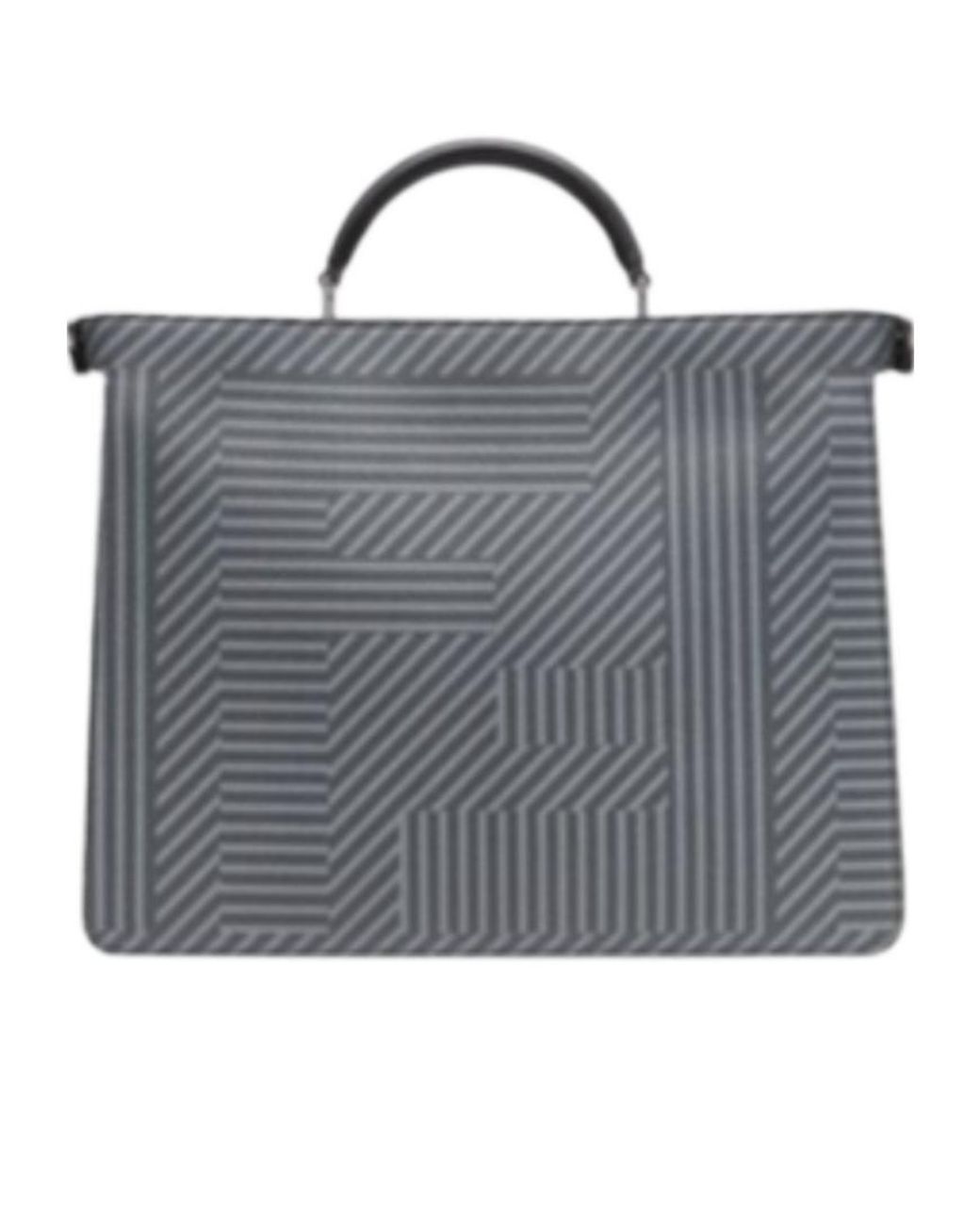 Fendi Black Peekaboo Iseeu Medium Tote Bag for men