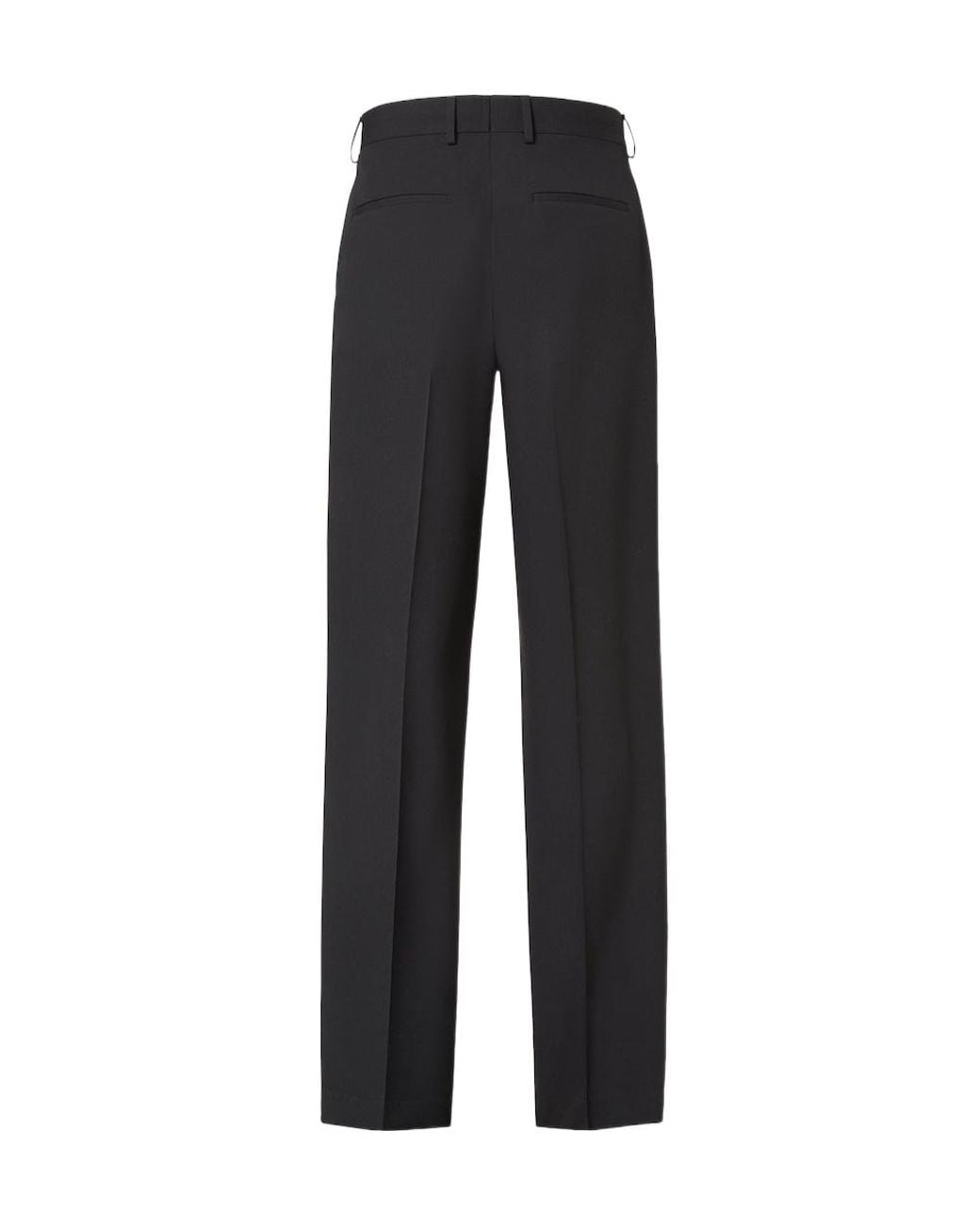 Fendi Black Tailored Straight-Leg Trousers for men