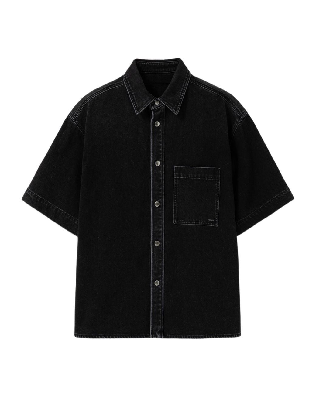 Wooyoungmi Black Cotton-Blend Shirt for men