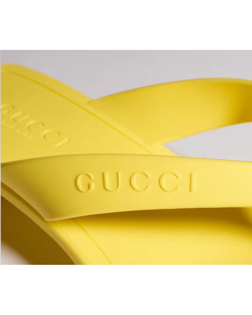 Gucci Yellow Vittoria Thong
