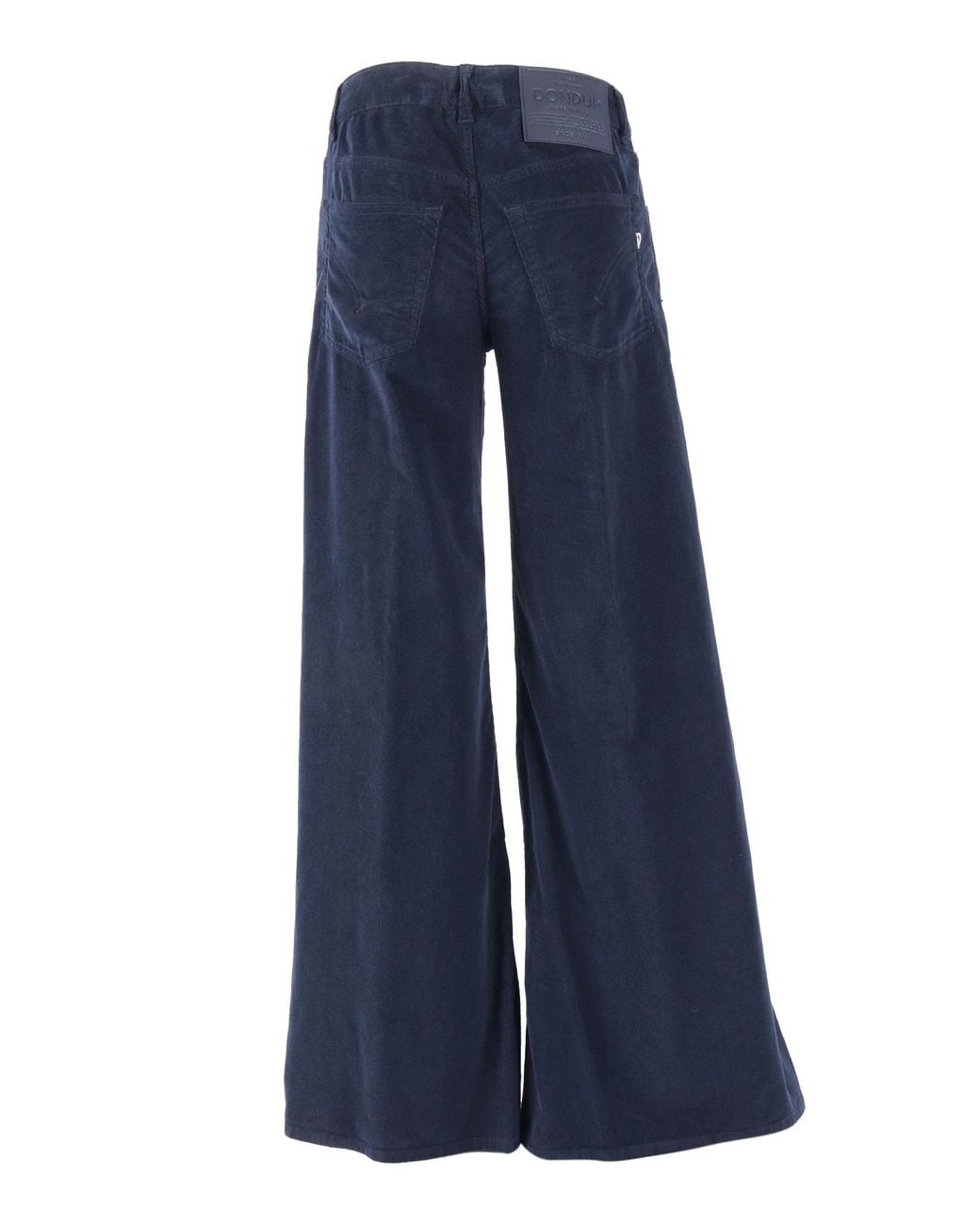 Dondup Blue Marlen Corduroy Wide-Leg Jeans