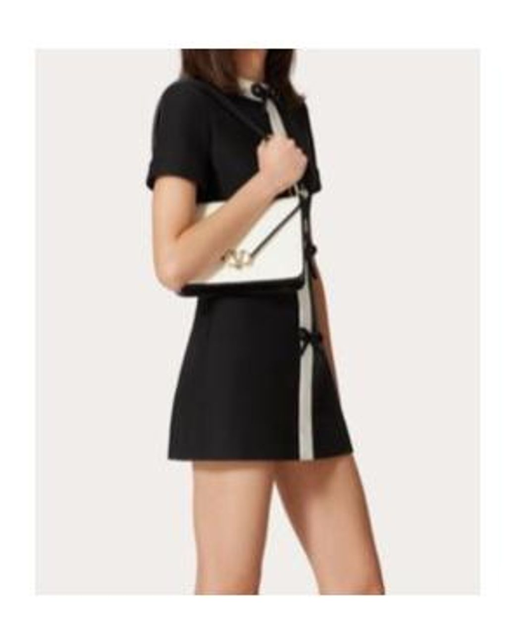 Valentino Black Crepe Couture Short Dress