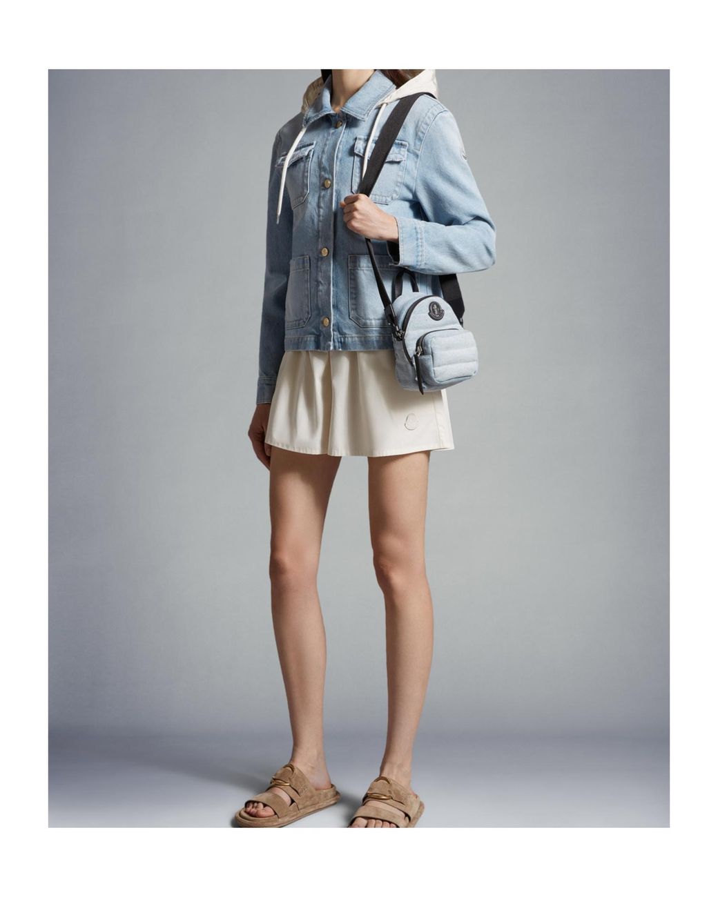 Moncler Blue Melissa Denim Jacket