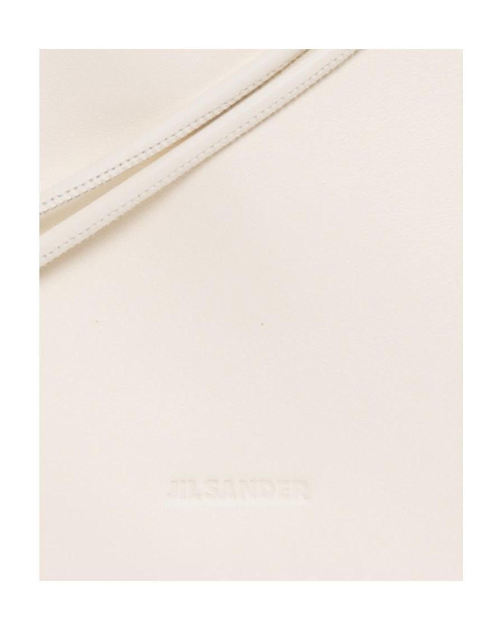 Jil Sander Natural Dumpling Drawstring Shoulder Bag