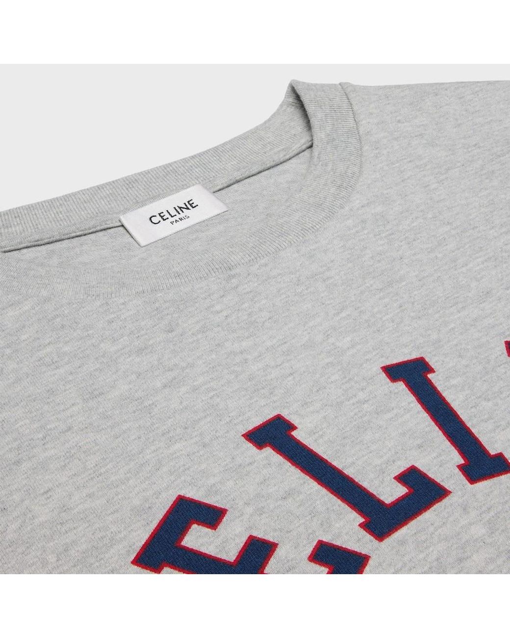 Céline Gray Short-Sleeved T-Shirt