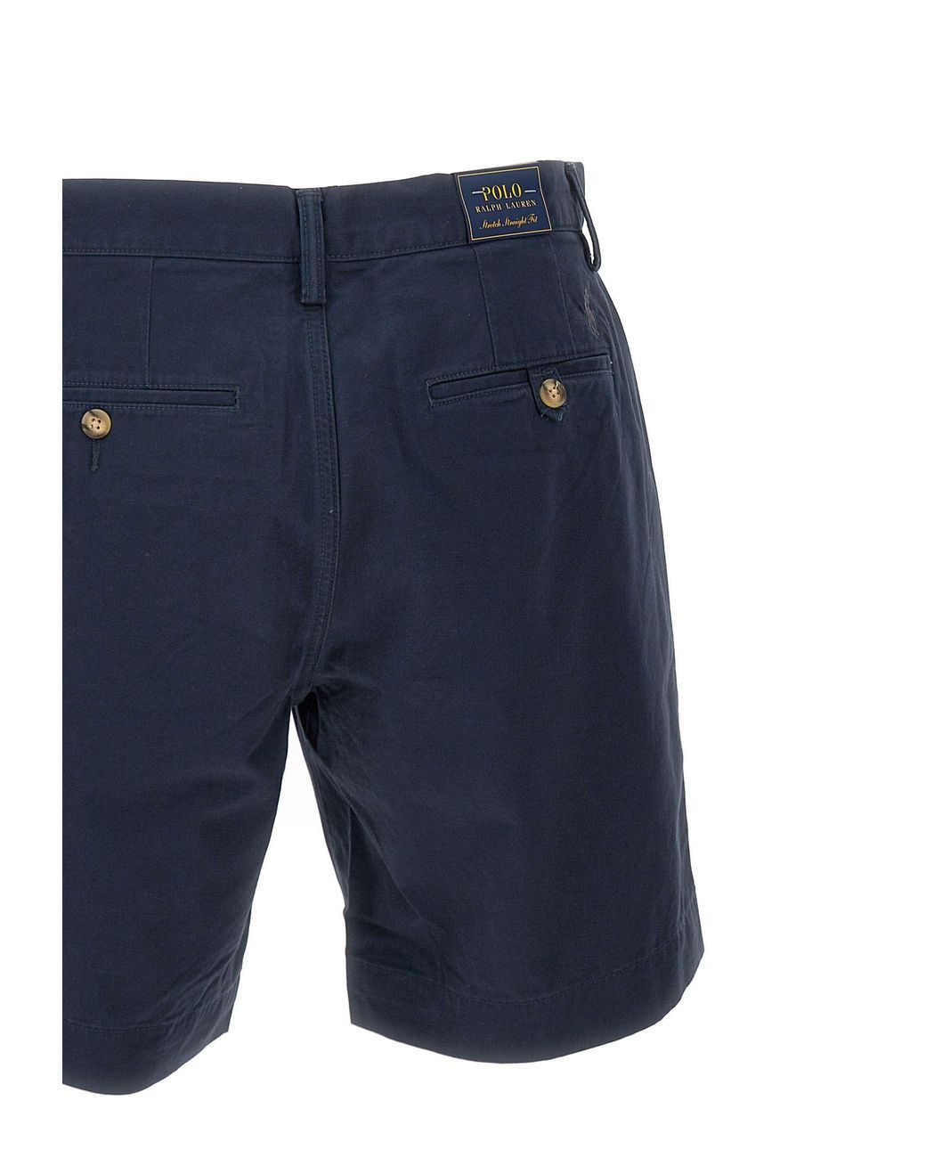 Polo Ralph Lauren Blue 8-Inch Stretch Straight Fit Chino Shorts for men