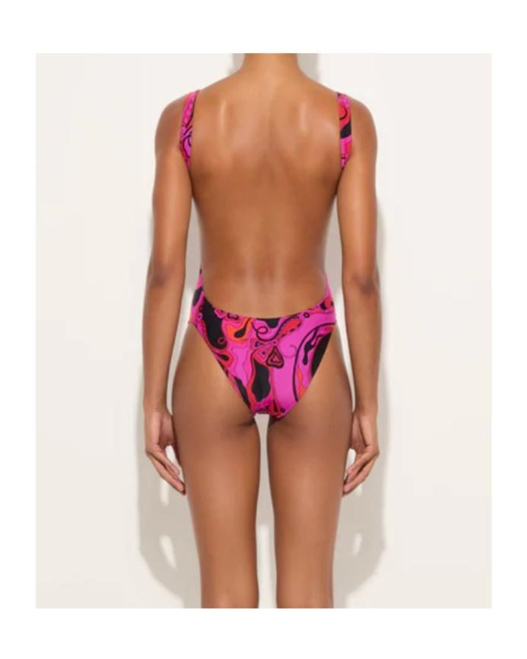 Emilio Pucci Pink Pucci Orchidee Printed Swimsuit