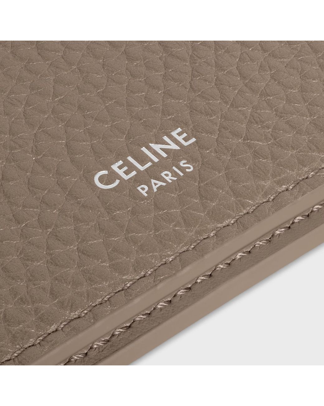 Céline Brown Bi-Fold Card Holder for men