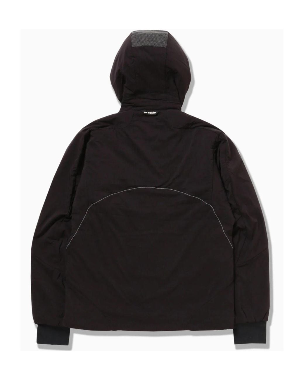 And Wander Brown Hooded Casual Jacket for men