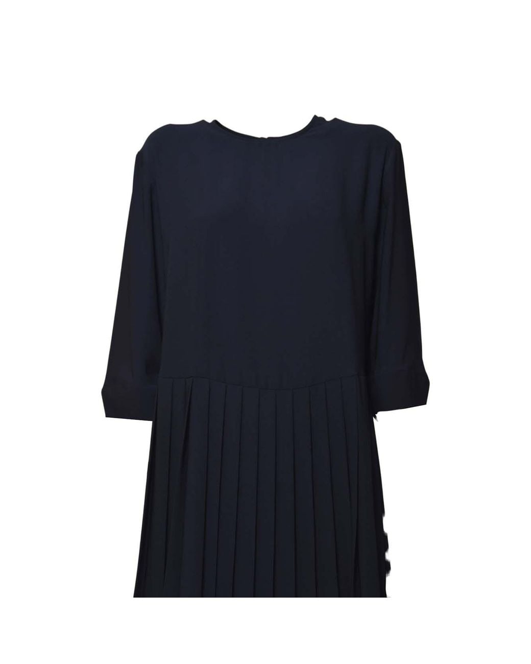 Aspesi Blue Round Neck Dress