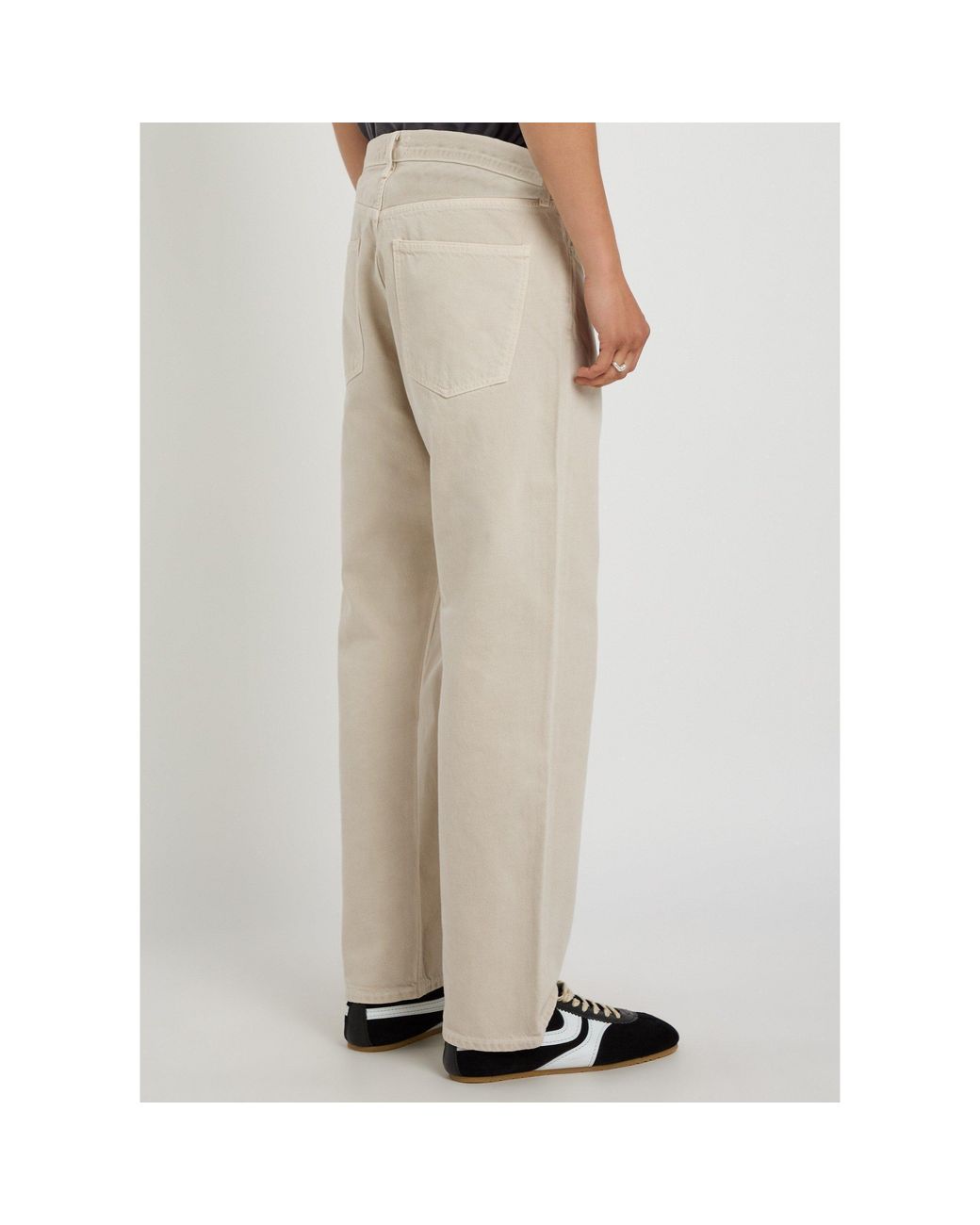 Agolde Natural Mid-Rise Straight-Leg Trousers for men