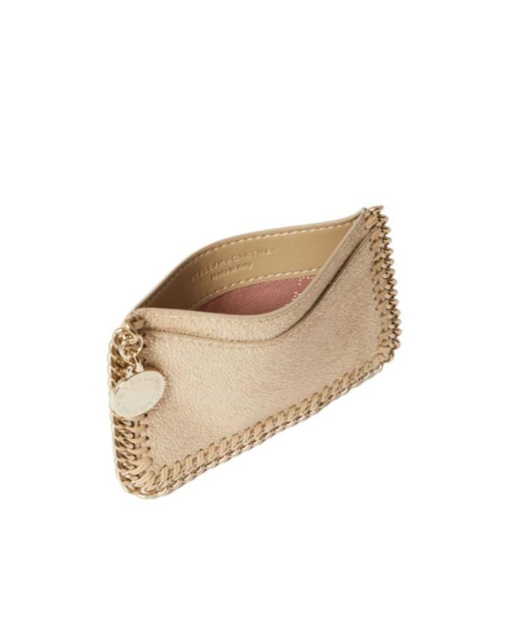 Stella McCartney Natural Falabella Slip Cardholder