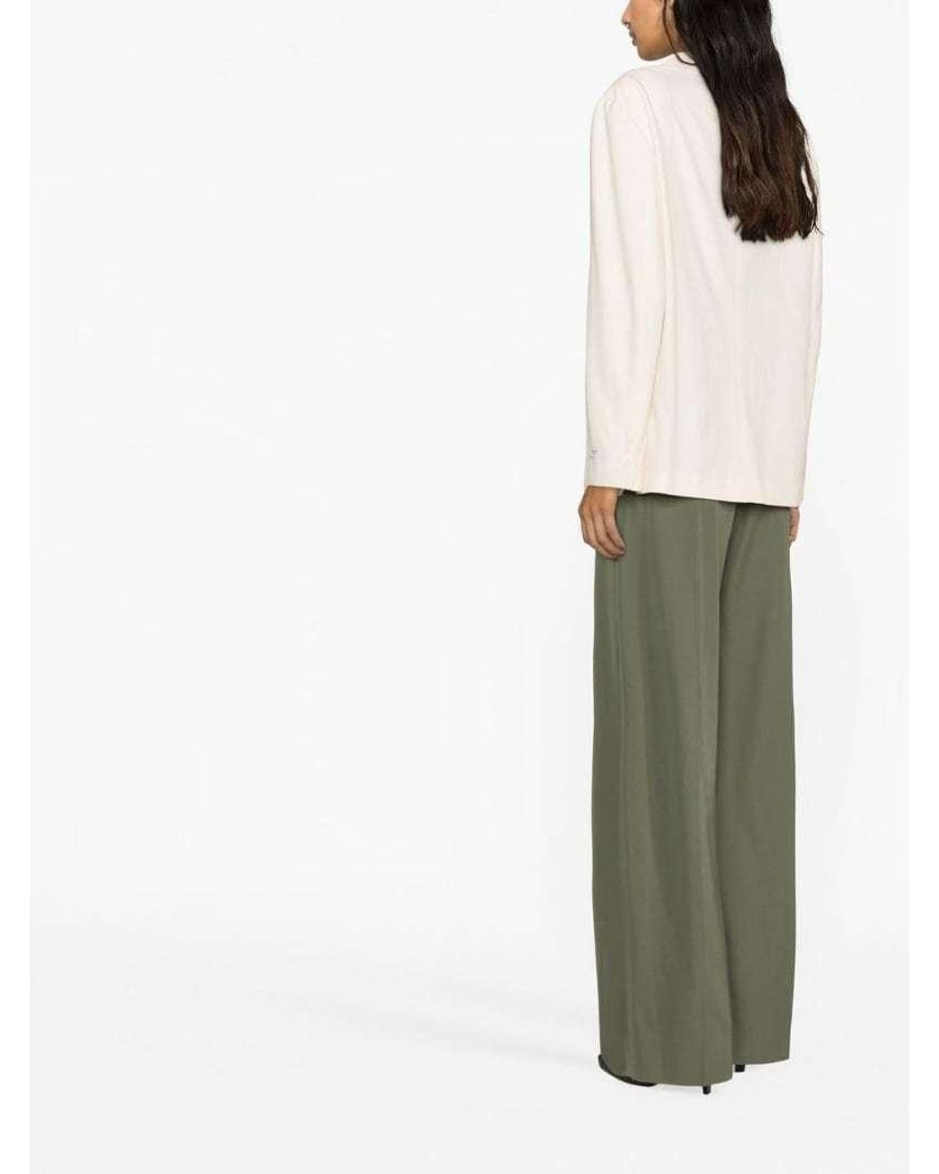 Prada White Buttoned Blazer