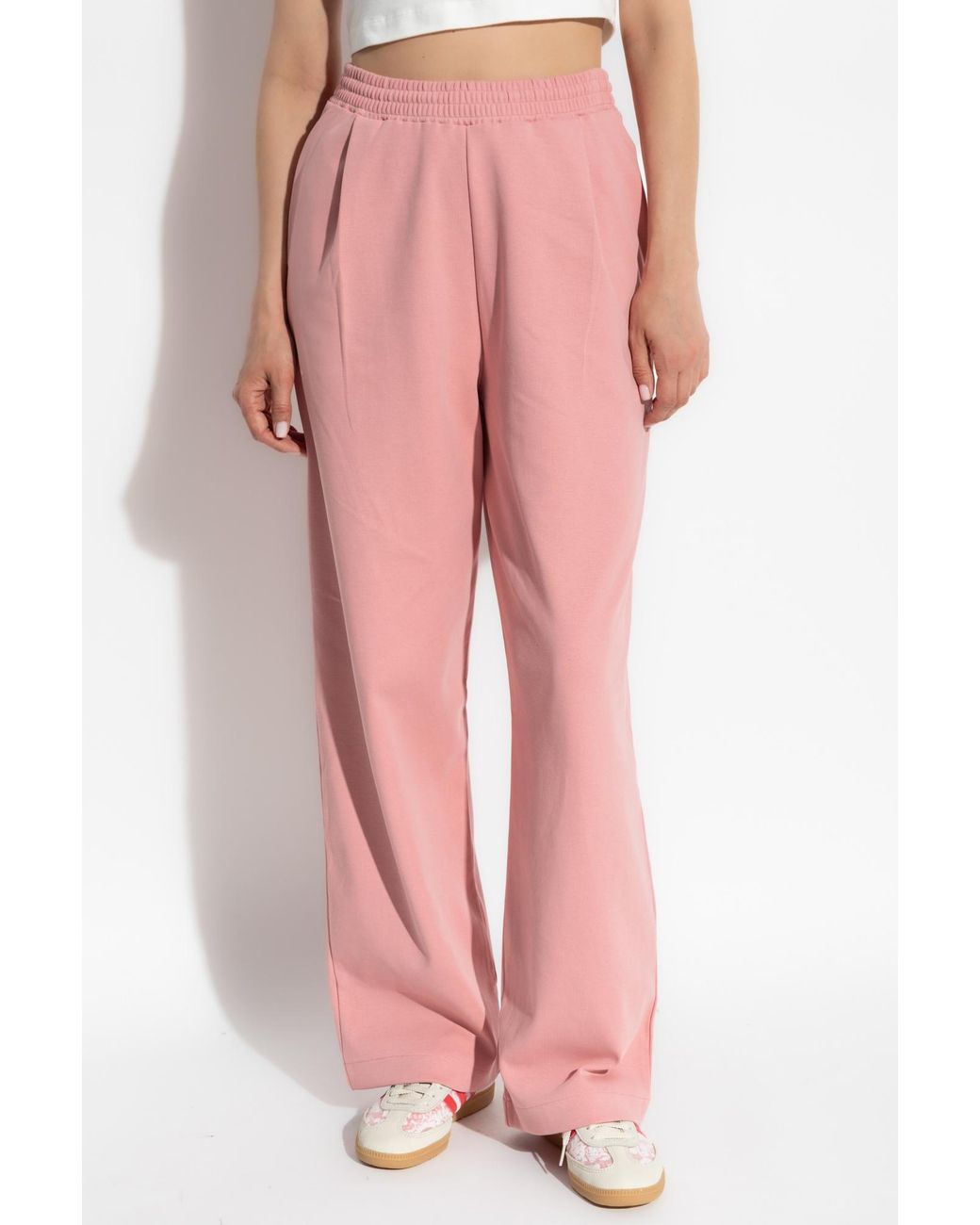 PANGAIA Pink Elastic Waist Track Pants