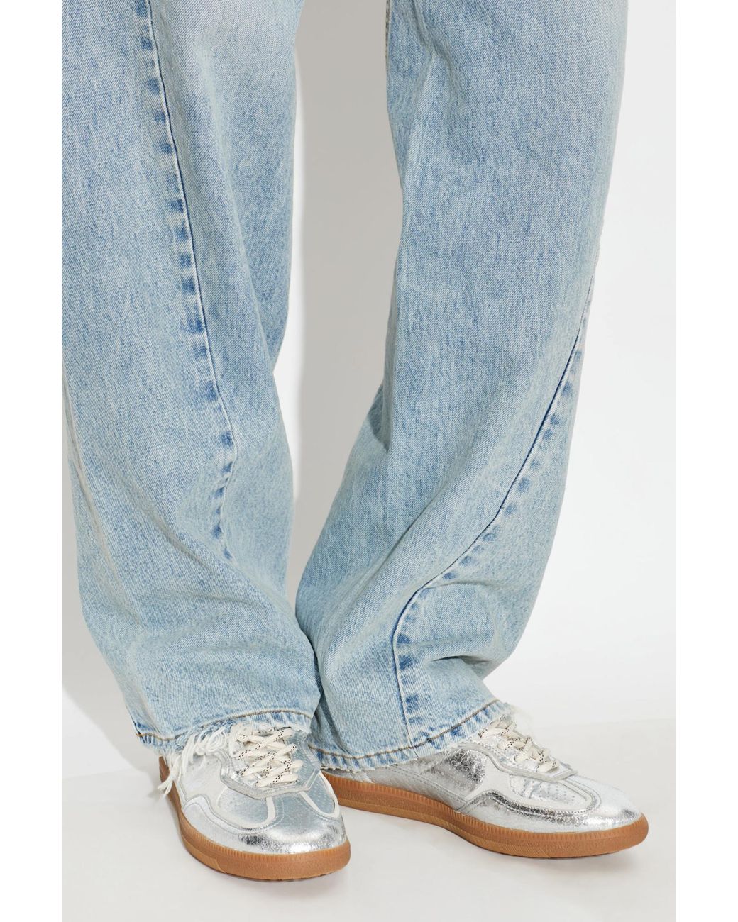 Alohas White Tb.490 Lace-Up Casual Sneakers