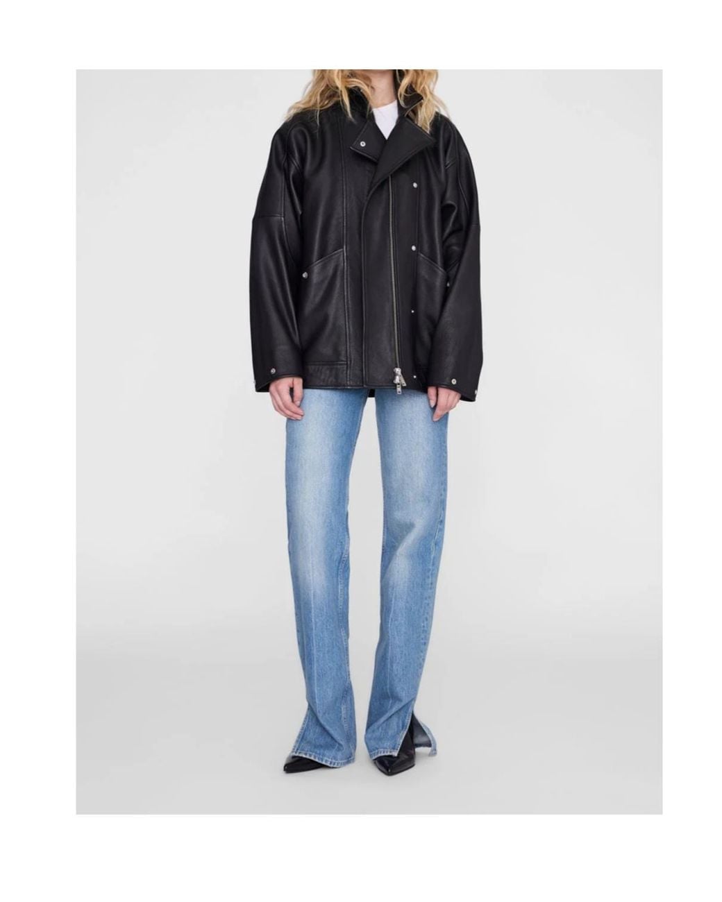 Anine Bing Black Sandy Jacket
