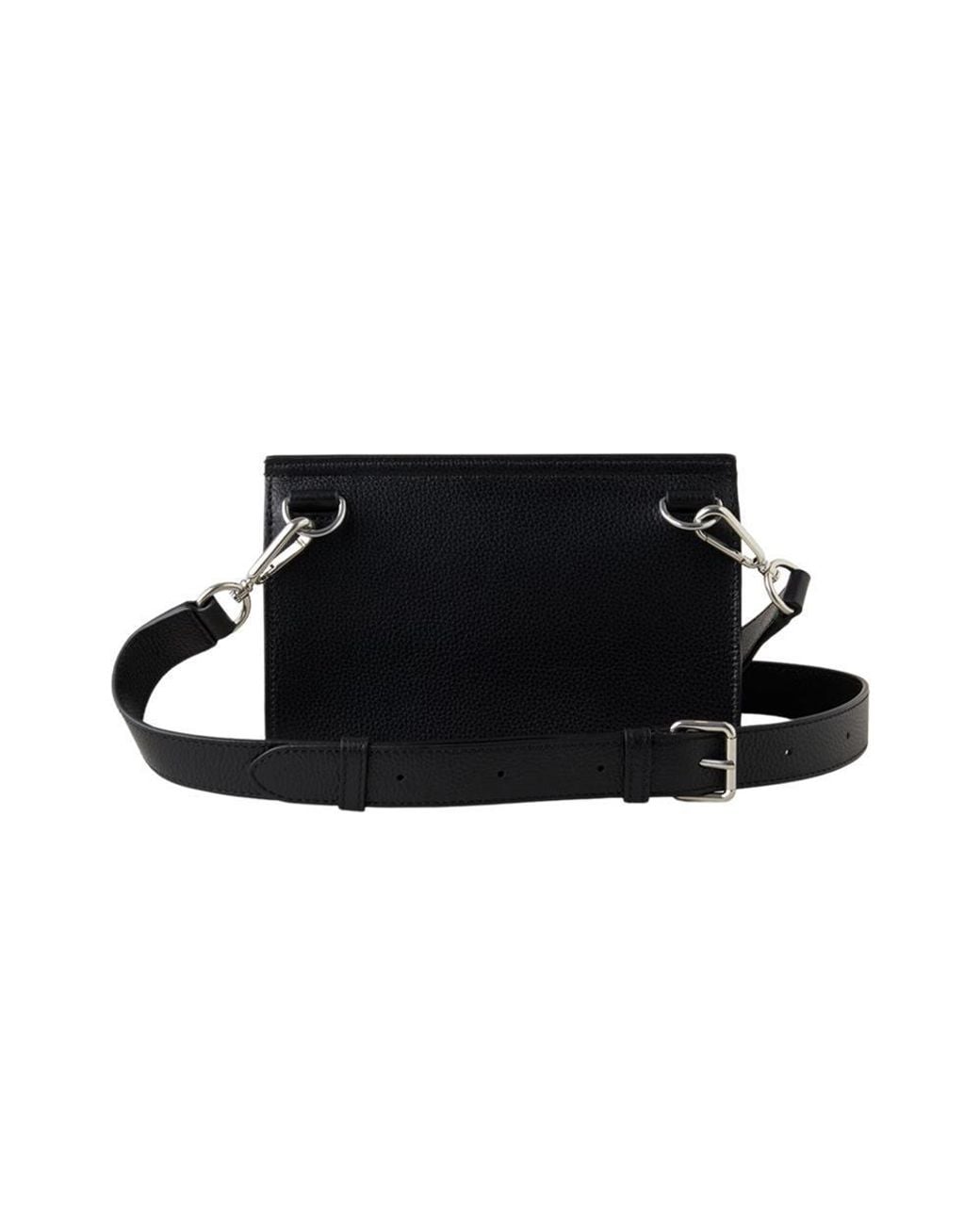 Mulberry Black Small Anthony Leather Messenger Bag for men