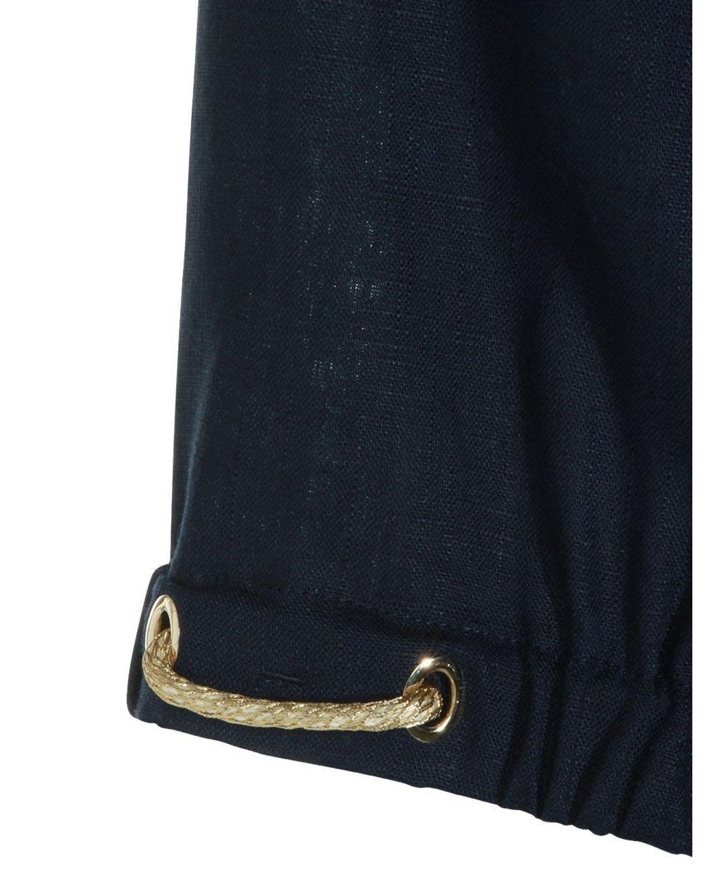 Herno Blue Drawstring Detail Shirt