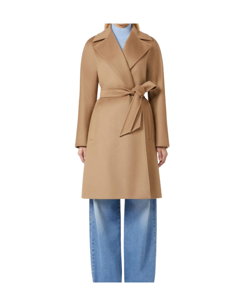 Max Mara Brown Belted Coat