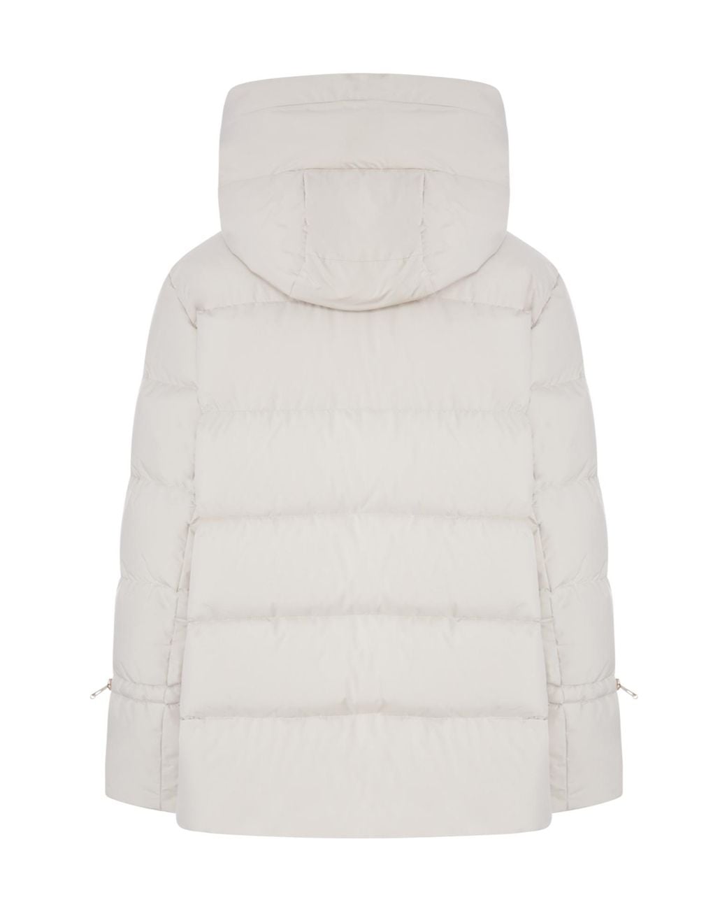 Moorer Gray Zipped Down Jacket