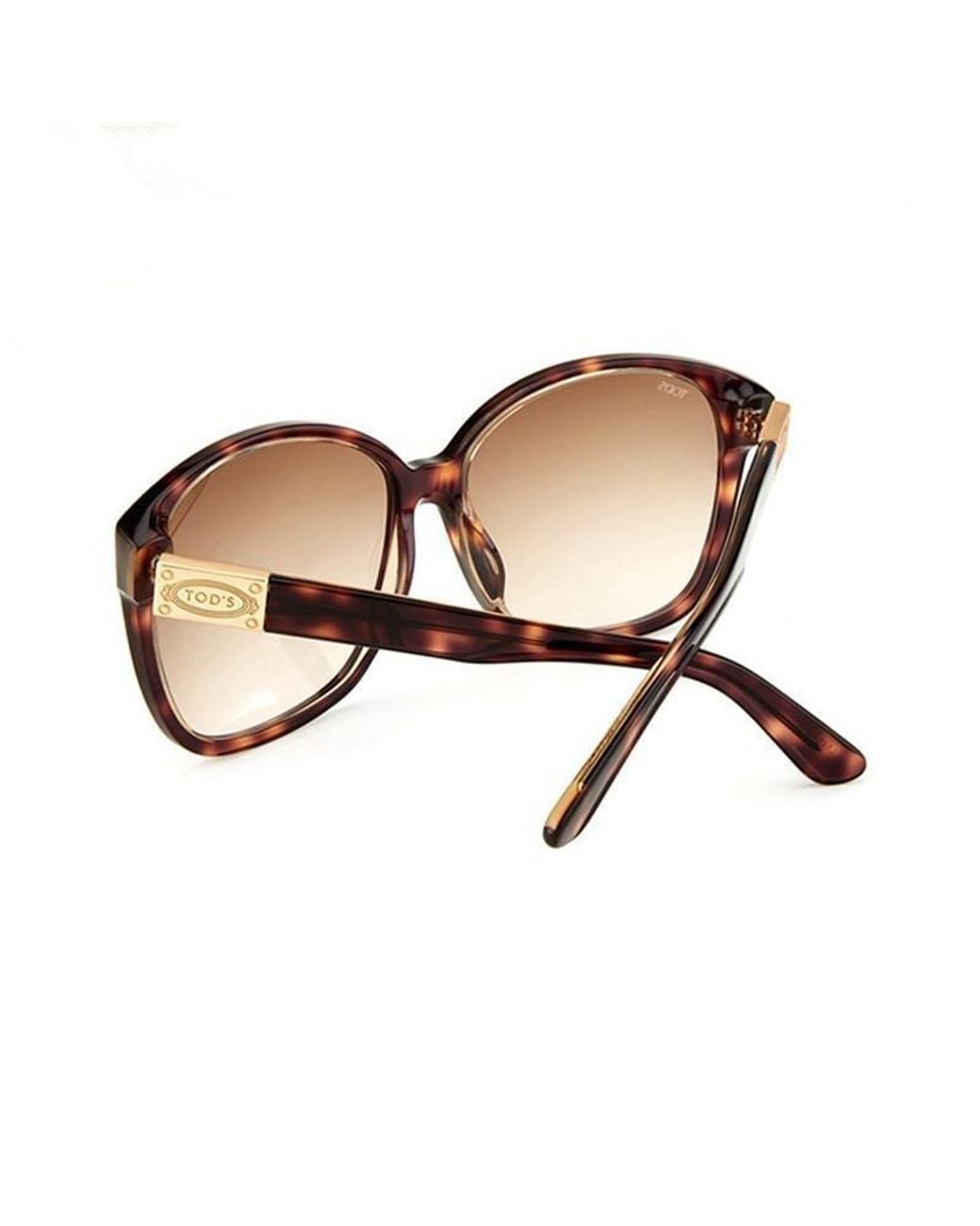 Tod's White Round-Frame Sunglasses