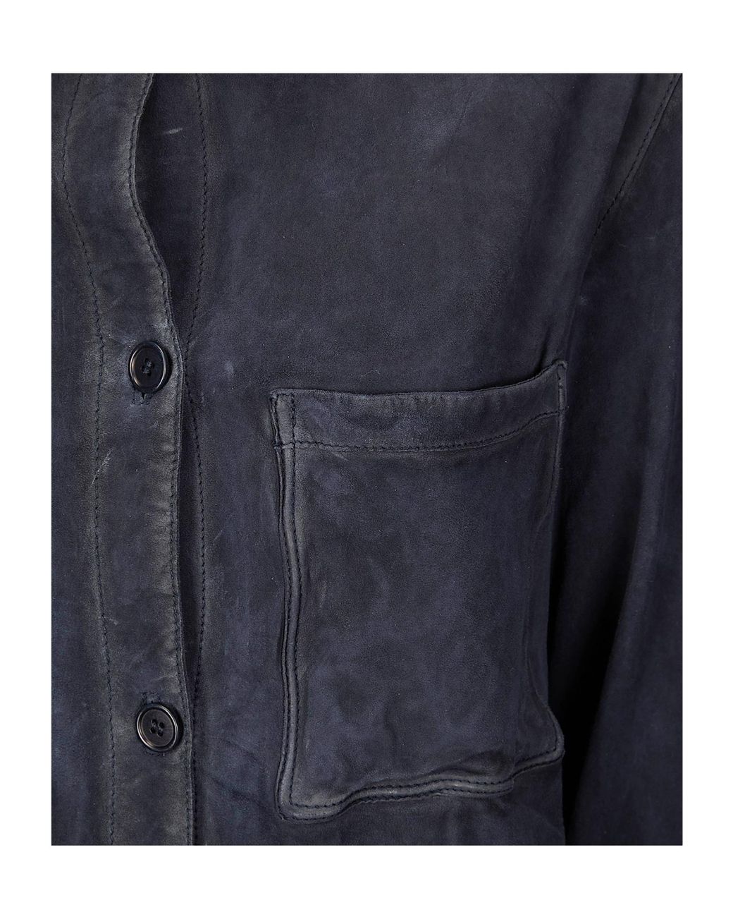 P.A.R.O.S.H. Blue Patch-Pocket Button-Up Shirt