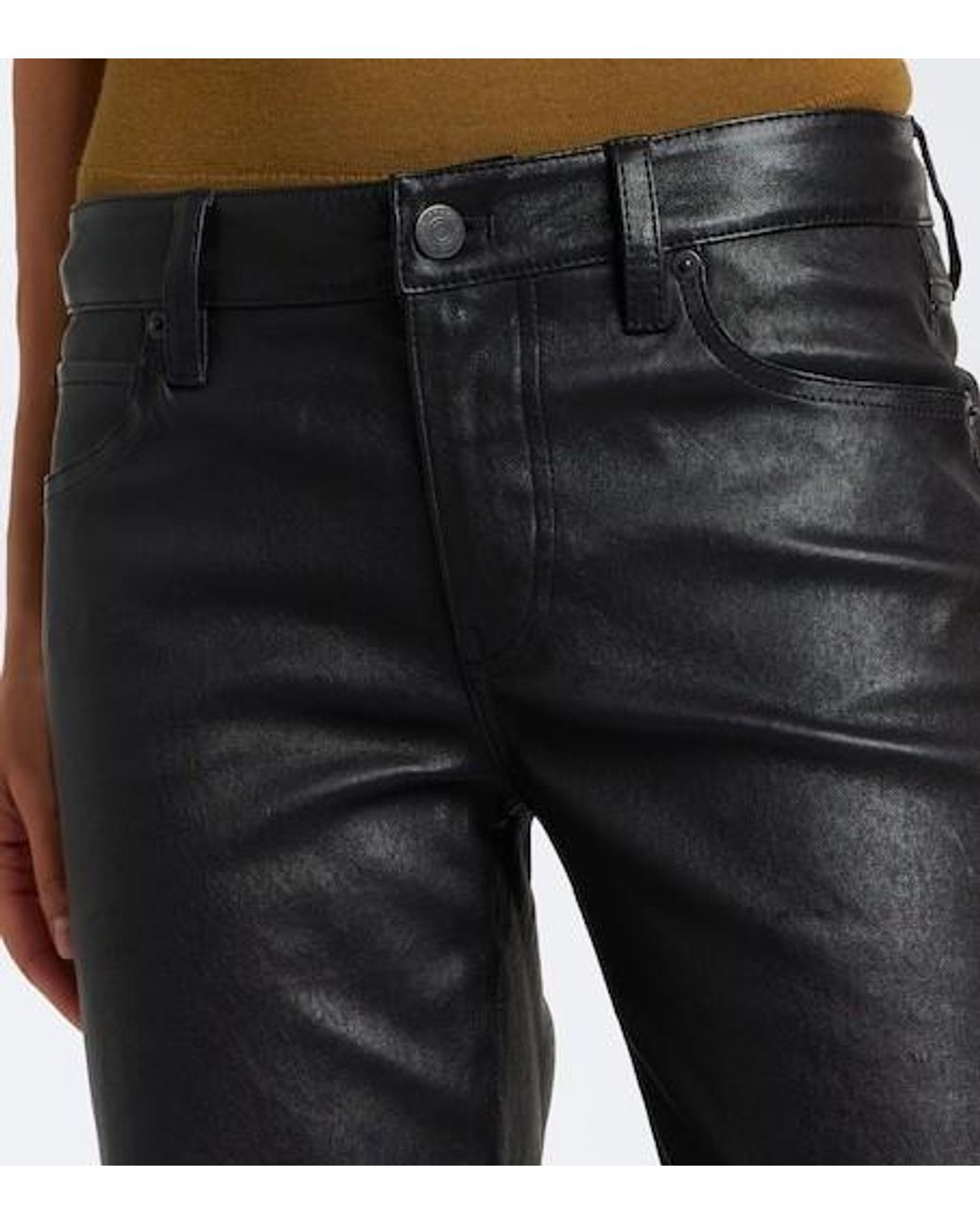 FRAME Black Five-Pocket Casual Trousers
