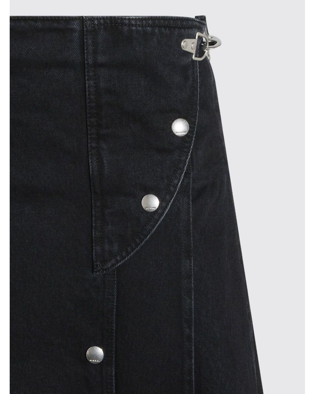 Marni Black Pleated Skirt
