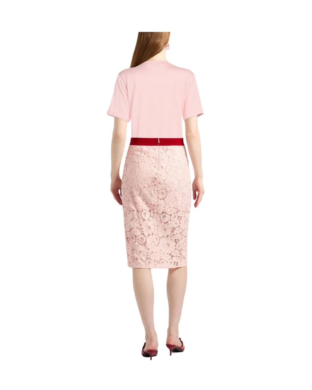 Burberry Pink Solid Colour T-Shirts